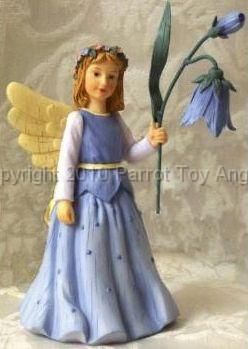 36004bluebellsforhumility.jpg - "Bluebells for Humility" Wildflower Angel by Demdaco