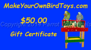 giftcertMYOBT.png - MakeYourOwnBirdToys $50 Gift Certificate