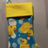 Ducky Stocking - Yellow Cuff