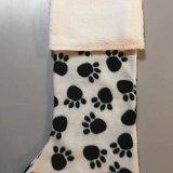 Puppy w/White Cuff Stocking